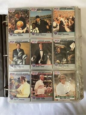 Last Set Left! 1,600 + Collection of American Football Cards From 1970-1991!